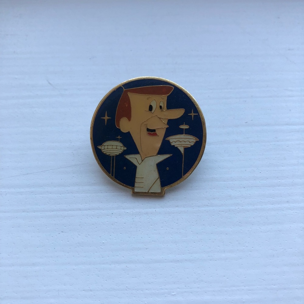 Vintage enamel George Jetson collectible lapel pin - Picture 5 of 5